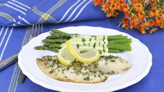 Easy Baked Lemon Garlic Tilapia Recipe  The Frugal Chef [upl. by Ahsinrac609]