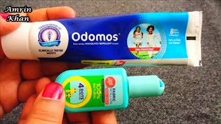 Good Knight Fabric Rollon vs Odomos Mosquito Repellent Cream Review In HindiWhich is bestampeffective [upl. by Selinski474]