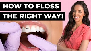 How To Properly Floss Your Teeth Dental Hygienist Explains [upl. by Nitsrik]