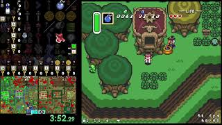 A Link to the Past randomizer Crosskeys pickup race [upl. by Shannah]