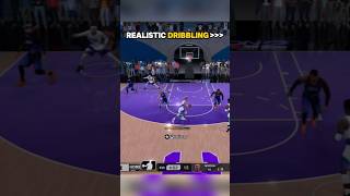 Realistic dribbling over glitchy moves 🤩✨ nba2k25 2k25 nba2k25gameplay [upl. by Medarda]