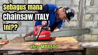 Chainsaw buatan Italyefco MT6500gergaji mesin [upl. by Noevad]