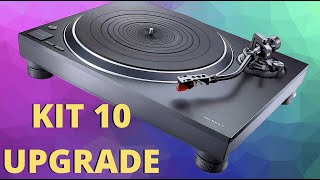 TECHNICS SL1500C TURNTABLE UPGRADE FUNK FIRM KIT 10 UPGRADE KIT  FULLY REVIEWED [upl. by Kiel444]