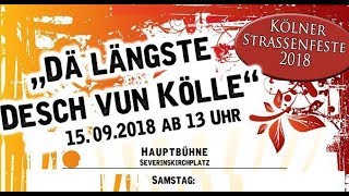 Der längste Tisch von Köln  Samstag [upl. by Mannuela]