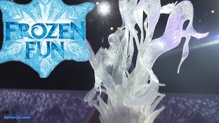 Frozen Fun  Olafs Snow Fest HD Experience Disneys California Adventure [upl. by Namaj709]