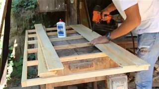 Making a wooden door  DIY door 22 [upl. by Geneva]