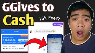 Paano gamitin ang GGives ni GCash  Convert ggives into real cash fast transfer 2024  Low fees [upl. by Leanahtan]