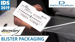 DENTAURUM Brackets in Blister Packaging  IDS 2019 [upl. by Jariah]