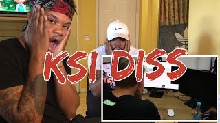 W2S  KSI Sucks RiceGum amp KSI Diss Track Official Video  REACTION [upl. by Ainoloppa]