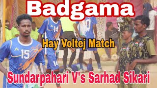 Sarhad Sikari Vs Sundarpahari At Badgama Football match Tudu Vlogs live 2 quarter 2024 [upl. by Remliw592]