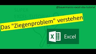 045  Ziegenproblem verstehen  excel  vba  tutorial  programmieren lernen  Karriere  Mathe [upl. by Amliv]