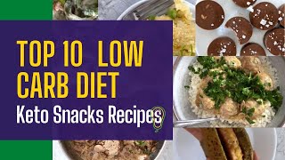 Low Carb Diet Keto Snacks Recipe 😋 Low Carbs Food List Fully Homemade [upl. by Buchalter]