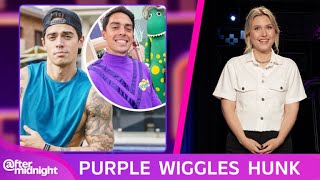 Taylor Tomlinson Ogles The Wiggles Purple Heartthrob [upl. by Arlie]