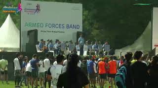 Full Marathon Flag Off LIVE l Run4OurSoldiers [upl. by Sherm16]