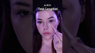 AHS Tate Langdon natashajanewood makeup skeleton ahs tatelangdon halloween sfx shorts [upl. by Nwaf]