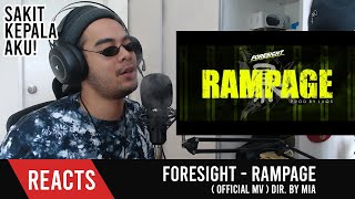 RAMPAGE OFFICIAL MV  REACTION  SABAHAN LIT [upl. by Harli]