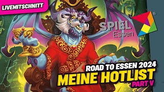 Preview SPIEL Messe Essen 2024  Part 5  Meine Hotlist [upl. by Ahseik]