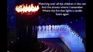 Calibans Dream with lyrics Underworld Alex Trimble  London 2012 Opening Ceremony [upl. by Assillam61]