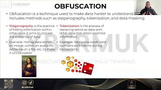 14  Obfuscation Steganography Tokenization Masking CompTIA Security SY0701 [upl. by Elocan]