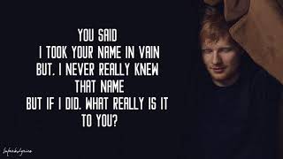 Ed Sheeran  Hallelujah Lyrics [upl. by Ylicec877]