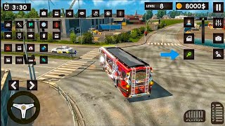 Indian Bus Simulator Bus Game  Indian Big City Passanger Bus simulator  Android Gameplay [upl. by Berg]