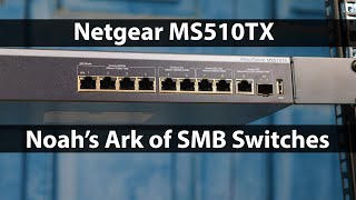 Netgear MS510TX Review a Funky Noahs Ark of a Switch [upl. by Erskine]