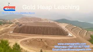 Gold Heap Leaching Desen Mining [upl. by Oratnek]