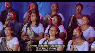 Ndaje Ngusanga  by Intwari za Christo  Kinyarwanda lyrics [upl. by Frodi]