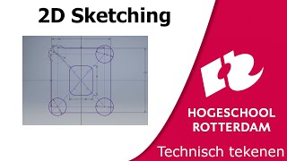 Technisch Tekenen  2D Sketching [upl. by Nauquf]