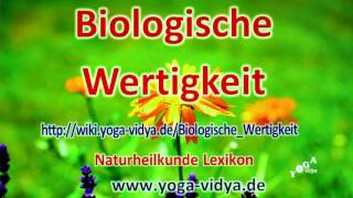 Biologische Wertigkeit [upl. by Adihaj]