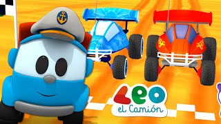 Leo el Camión  El Mundo de Leo 4 Capitulos Completos  Carritos para niños [upl. by Wolfy]