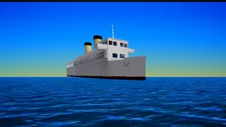 Mv Laconia  Fiction ship Animation 🚢 titanic ship [upl. by Hurless]