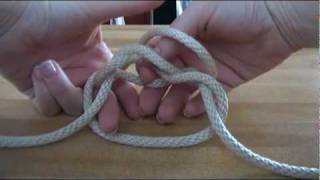 Tying the Fiador Knot for a bosal hackamore [upl. by Cerf]