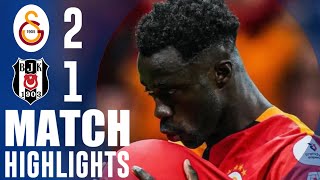 GALATASARAY vs BESIKTAS 2 1  Turkey SüperLig Highlights  29102024 [upl. by Kinimod189]