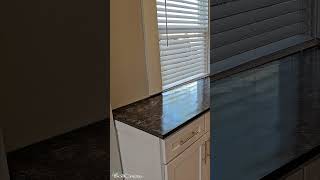 Beautiful black high gloss concrete countertops [upl. by Chimene361]