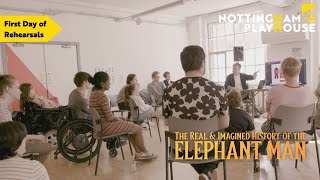 Rehearsals Begin for The Real and Imagined History of the Elephant Man  Nottingham Playhouse [upl. by Vinita]