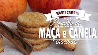 BISCOITOS DE MAÇÃ E CANELA crocante [upl. by Caesar]