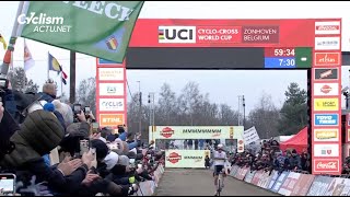 Cyclocross  Coupe du Monde  Zonhoven 2024  Et voilà le 10 sur 10 de Mathieu van der Poel [upl. by Yr]