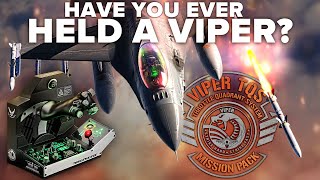 F16 Viper With Thrustmaster Viper TQS Review  DCS World [upl. by Nodnart]