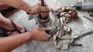 Perodua Kancil tukar drive shaft boot amp oilseal wheel bearing [upl. by Fitzhugh]