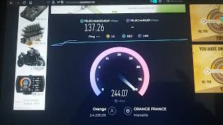 Speedtest Livebox 5 de Orange [upl. by Nivart]