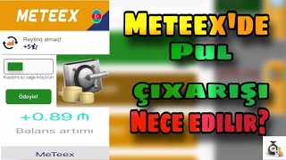 Ödəniş Aldım✅💸Yeni Meteex Saytında Pul Çıxarışı Necə EdilirƏtraflı Məlumat Videosu Link Açıqlamada [upl. by Driscoll63]