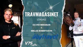 V75 Tips Åby 108 ∣ Travmagasinet med Bergman amp Robertsson [upl. by Namyl96]