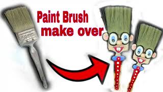 Paint brush makeover bestoutofwaste diy sanguttans reuseidea [upl. by Obadiah]