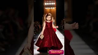 Baby fashion show cute babyfashion aibaby baby ai [upl. by Uzzial959]