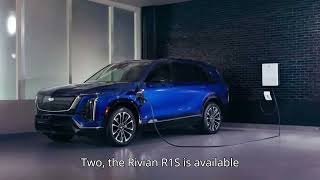 Cadillac Vistiq Vs Rivian R1S Vs Kia EV9 Here’s How They Compare [upl. by Scales210]