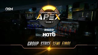 ENG AF Blue vs LunaticHai  OGN OW APEX Season 3 Semifinals BO7 Live [upl. by Ahsekyw]