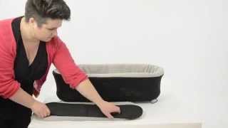 2014 carrycot plus for duet  assembly instructional video  Mountain Buggy® [upl. by Kacy]