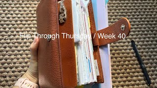 Flip Through Thursday  Week 40  October 2024  Pink Planner Girl [upl. by Anekahs311]