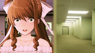 Monika Talks About the Backrooms  quotMonika After Storyquot DDLC Mod [upl. by Hintze331]